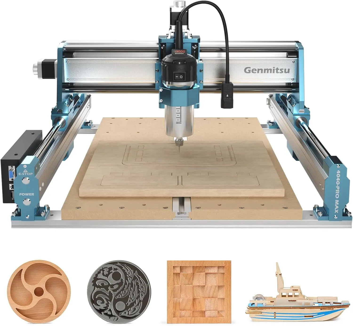 Woodworking Routers - SainSmart Genmitsu 4040-PRO MAX CNC Router,