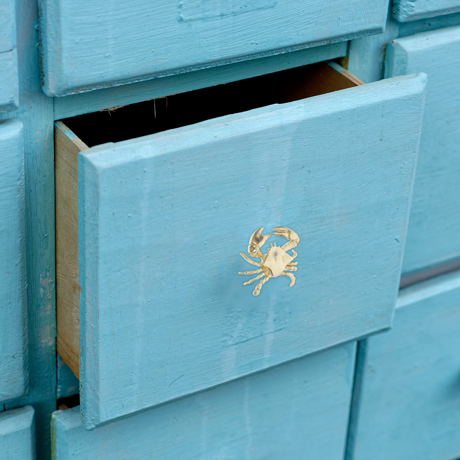 Woodworking Inspiration - Brass Crab Door Handles Single Hole