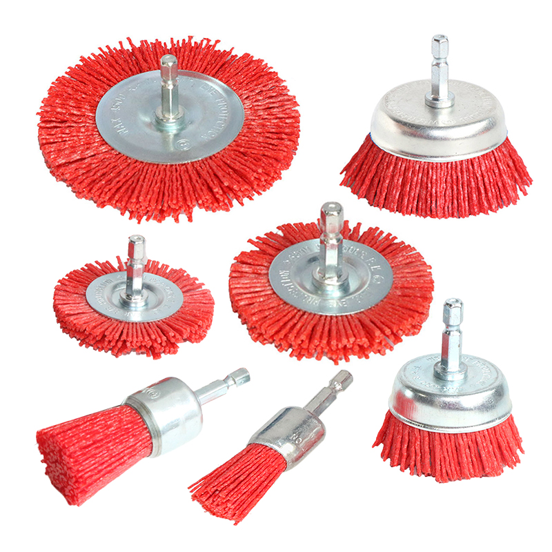 Woodworking Drills - Nylon Cup Brush Abrasive Wire Wheel