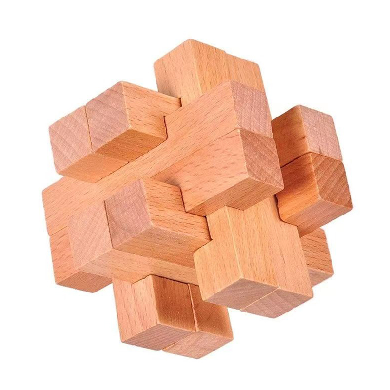 Woodworking Game - Wooden Brain Teaser for Adults Kids