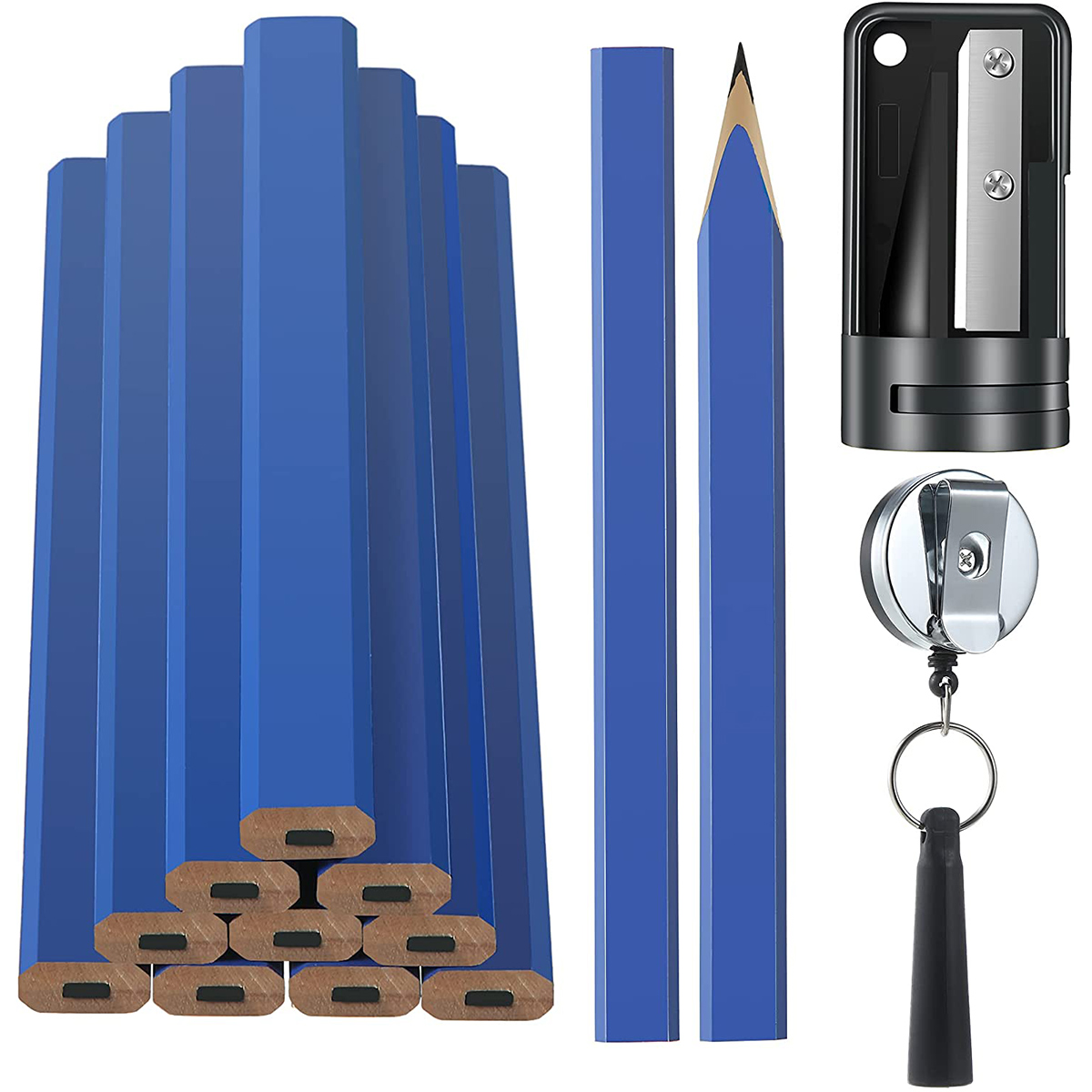 12Pcs Octagonal Square Pencil  - огляд і ціна Woodworking Marking Knife