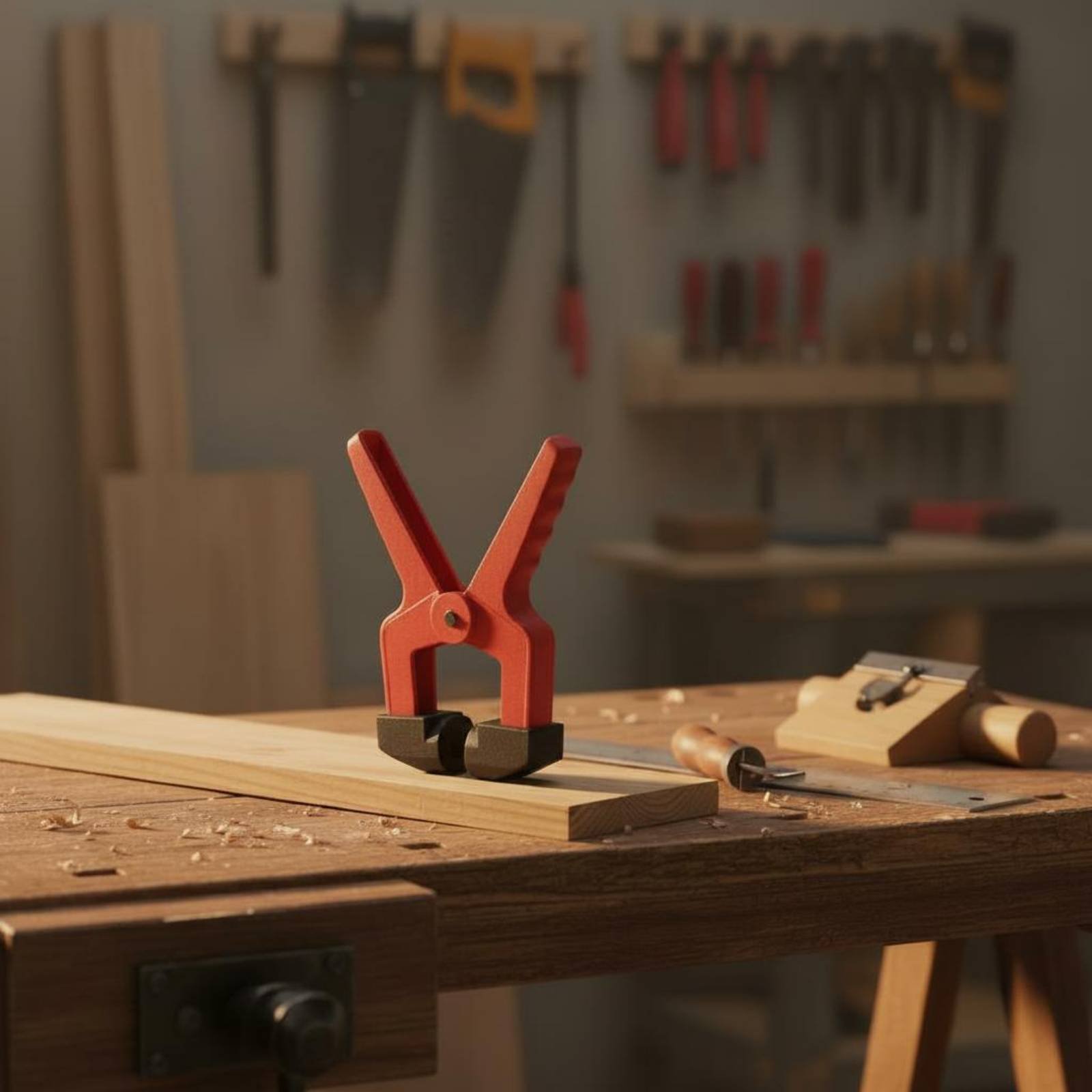 Triangular Clamp Clamp Red Col - огляд і ціна Woodworking Hand Tools