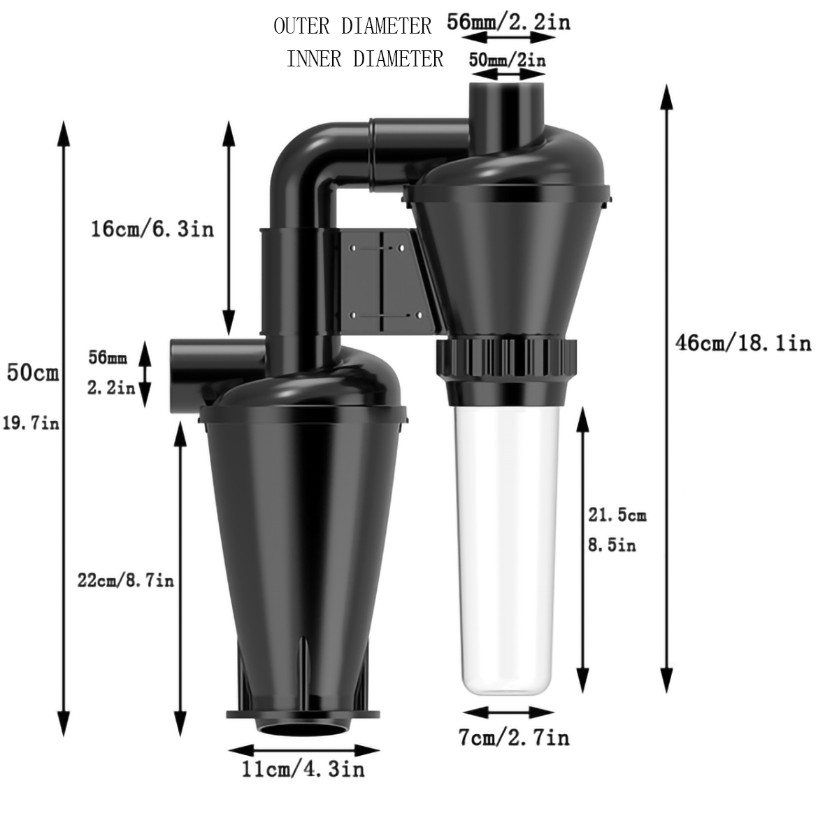 Double Filtration - Cyclone Du - огляд і ціна Woodworking Dust Collector