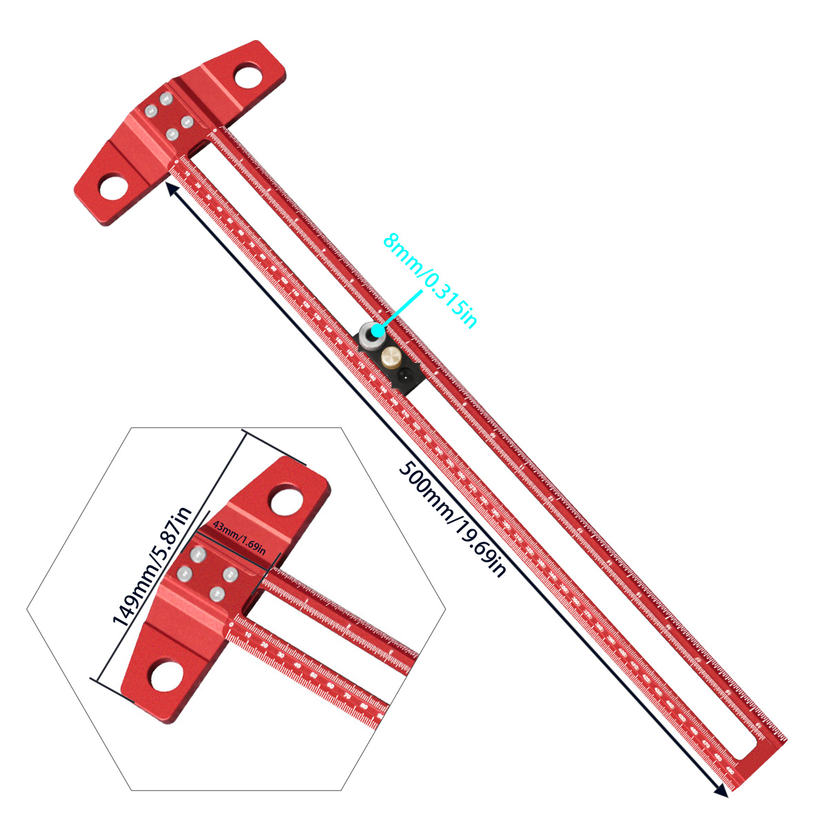 Woodworking T-Square Marking G - огляд і ціна Woodworking Marking Knife