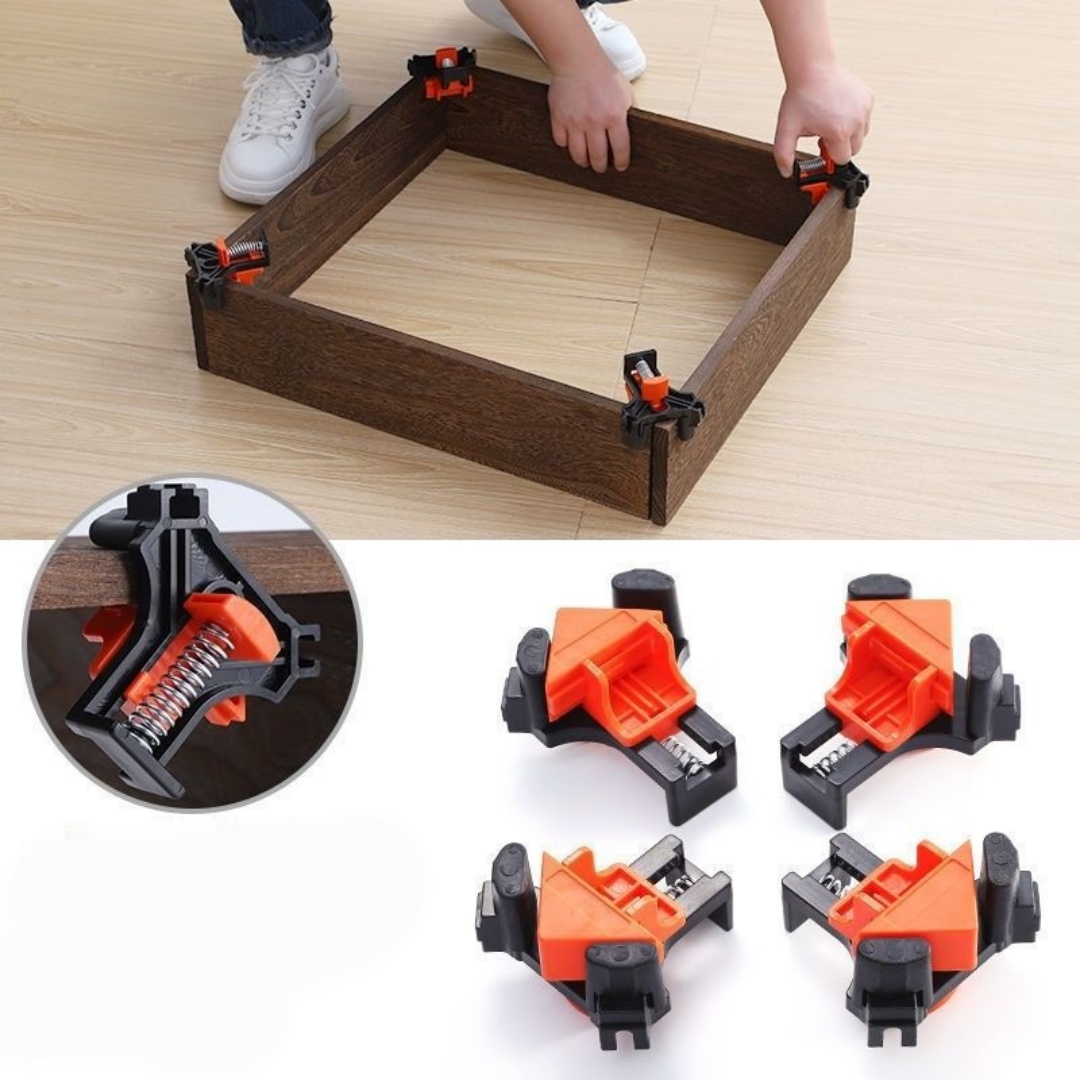 4pcs 90° Right Angle Clamp Fix - огляд і ціна Woodworking Hand Tools
