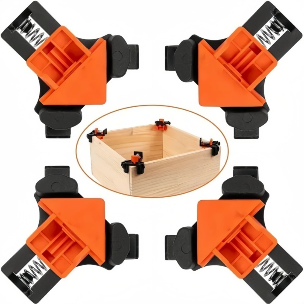 4pcs 90° Right Angle Clamp Fix - огляд і ціна Woodworking Hand Tools