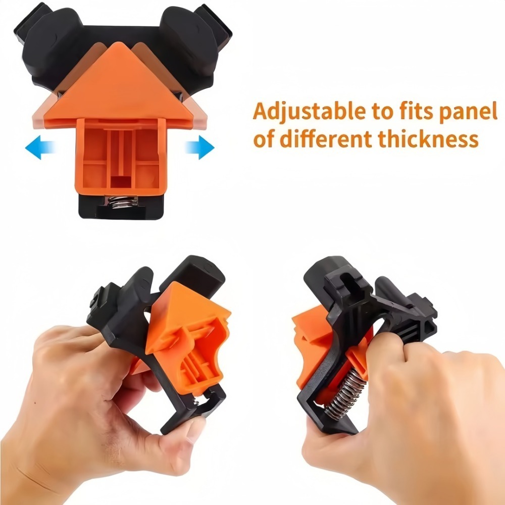 4pcs 90° Right Angle Clamp Fix - огляд і ціна Woodworking Hand Tools