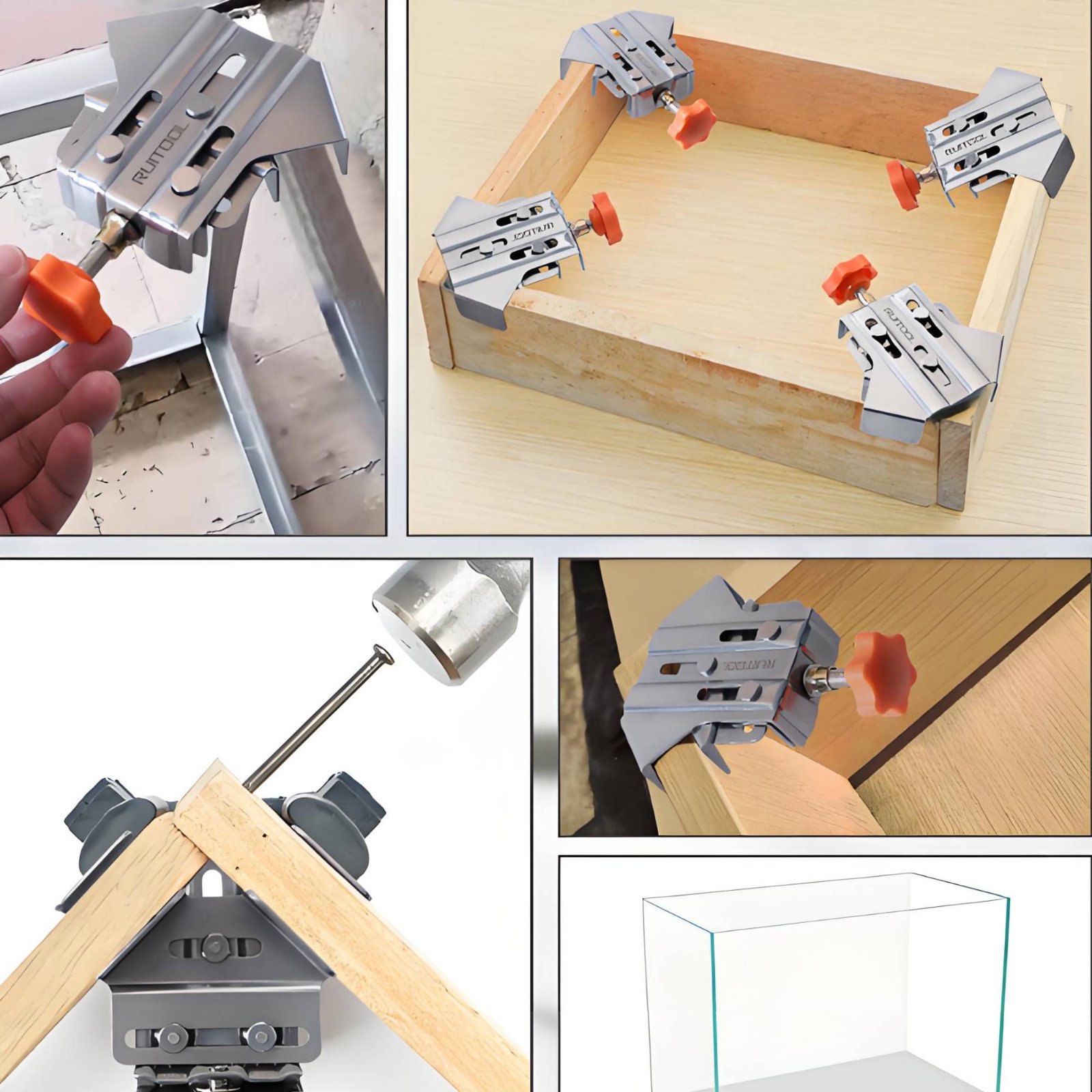 90 Degree Corner Clamp Stainle - огляд і ціна Woodworking Hand Tools