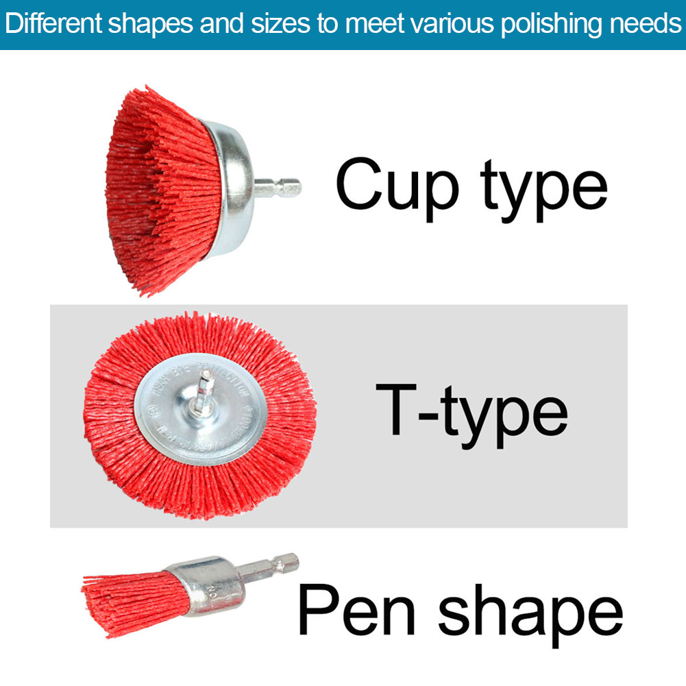Nylon Cup Brush Abrasive Wire  - огляд і ціна Woodworking Drills