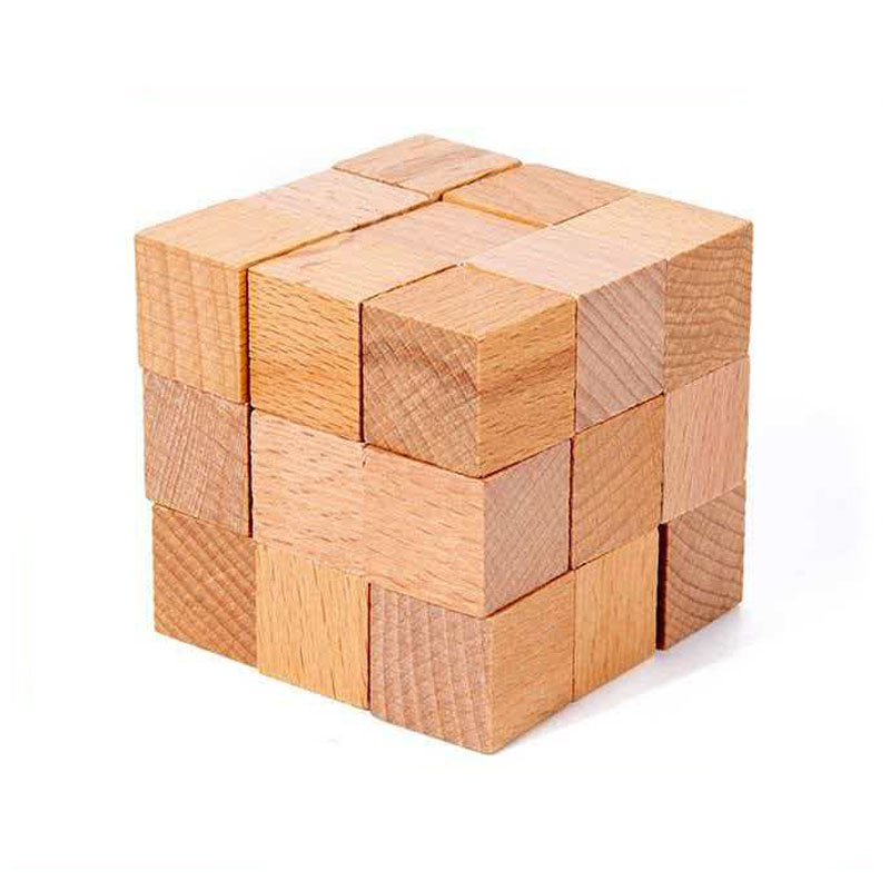 Square Snake Cube Wooden Brain - огляд і ціна Woodworking Game