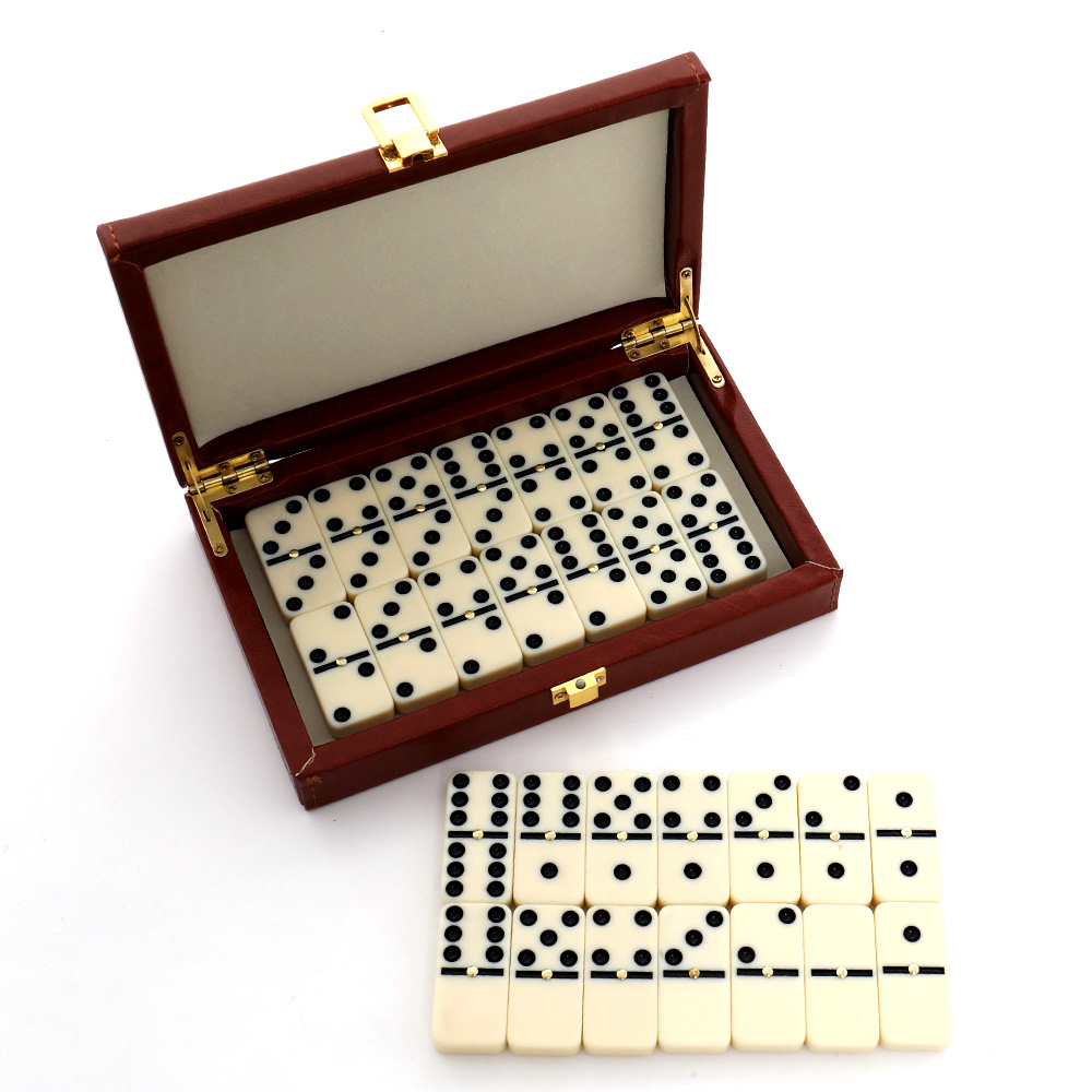 28Pcs Resin Domino Set Classic - огляд і ціна Woodworking Game