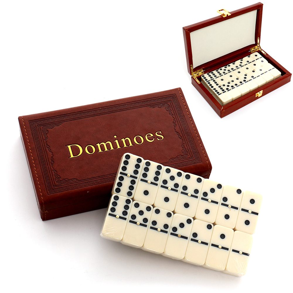 28Pcs Resin Domino Set Classic - огляд і ціна Woodworking Game