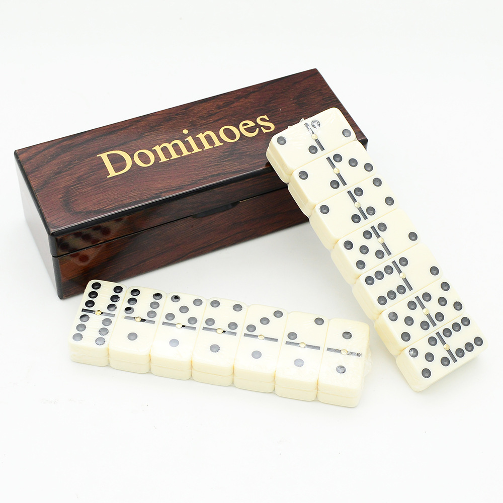 28Pcs Resin Domino Set Classic - огляд і ціна Woodworking Game