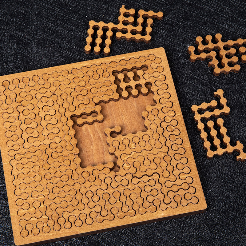 Impossible Wooden Puzzle IQ Pu - огляд і ціна Woodworking Game