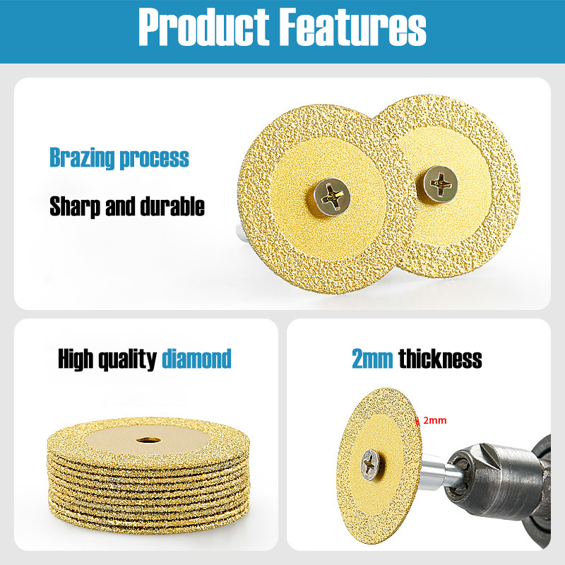 40mm Braze Diamond Saw Blade M - огляд і ціна Woodworking Hand Tools