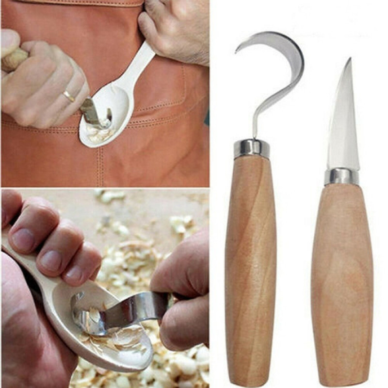 Wood Carving Knife Chisel Hook - огляд і ціна Woodworking Marking Knife
