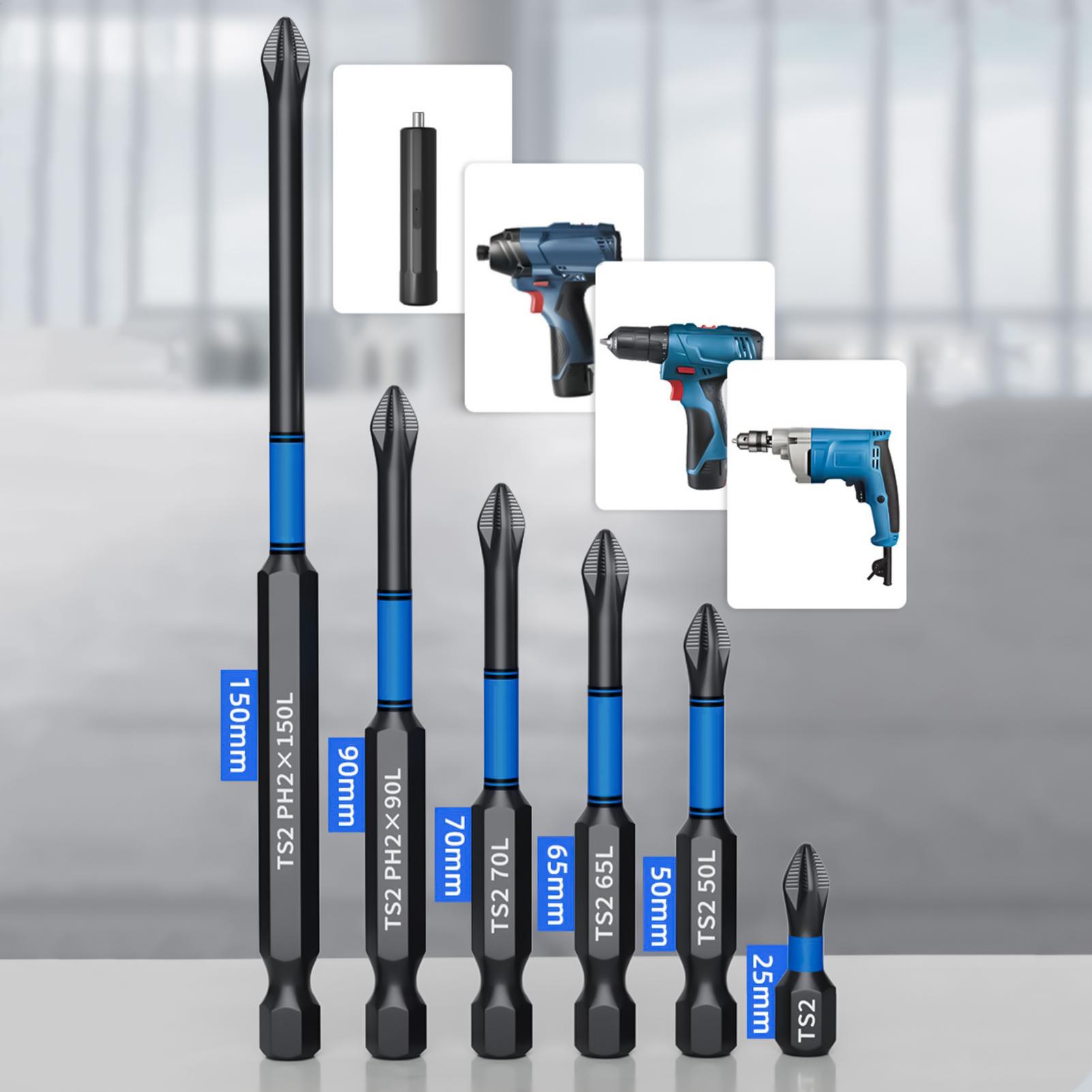 Drill Screwdriver Bit Set 6-Pi - огляд і ціна Woodworking Drills