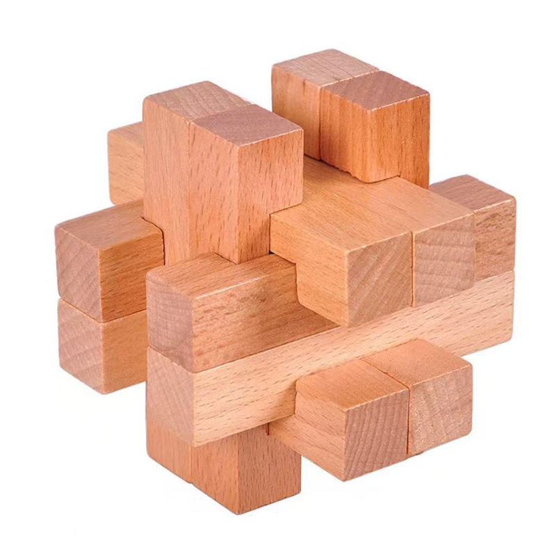 Wooden Brain Teaser for Adults - огляд і ціна Woodworking Game