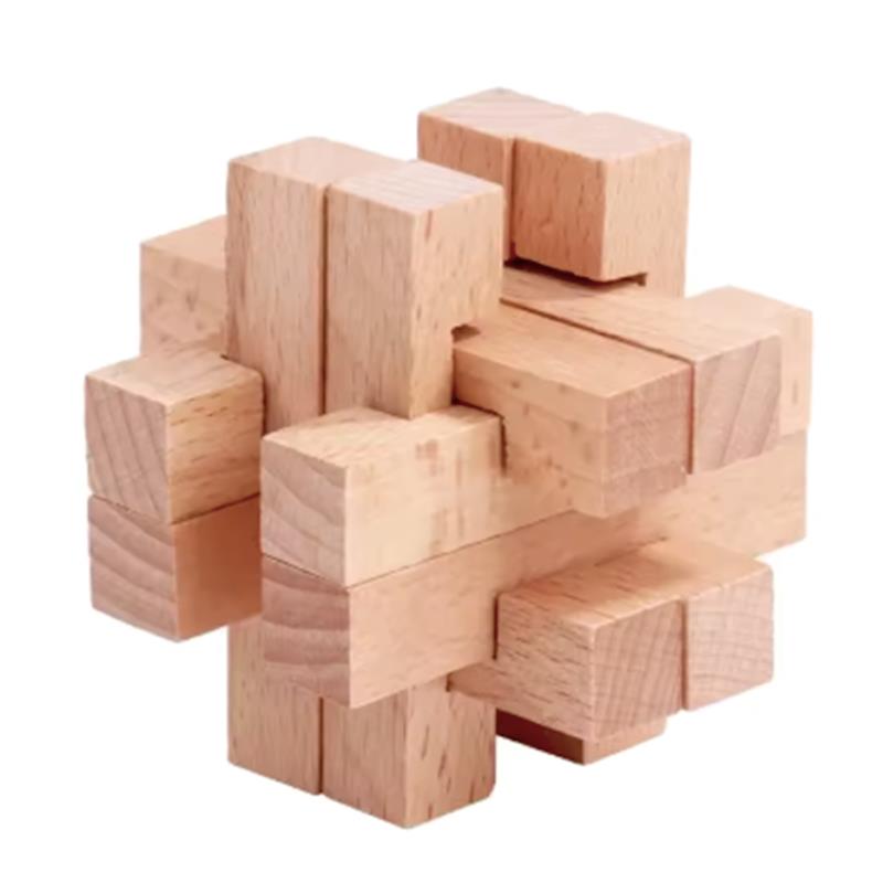 Wooden Brain Teaser for Adults - огляд і ціна Woodworking Game